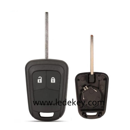 Chevroet 2 button key blank shell No Logo