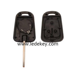 Chevroet 3 button key blank shell No Logo