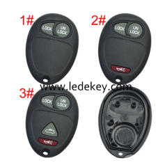 For GM Buick remote key shell with battery holder,  (Please choose the model )