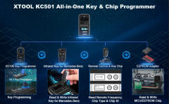 XTOOL KC501 Key and Chip Programmer Read Write MCU EEPROM Chips Work With X100 PAD2 X100 PAD3 A80 For Mercedes Infrared Keys