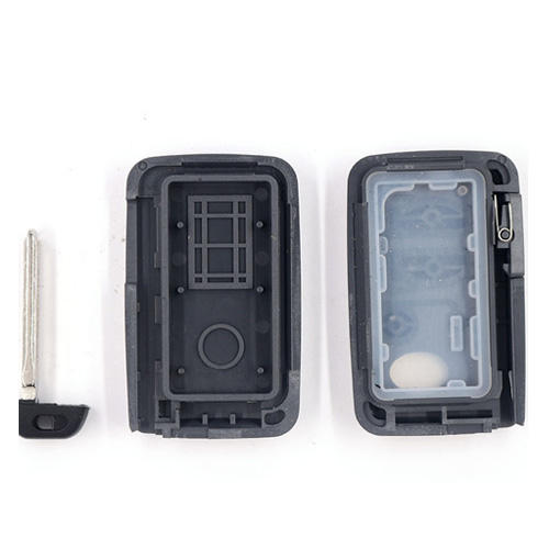 For Toyota remote key shell silver color with Logo with blade (Please choose the model )