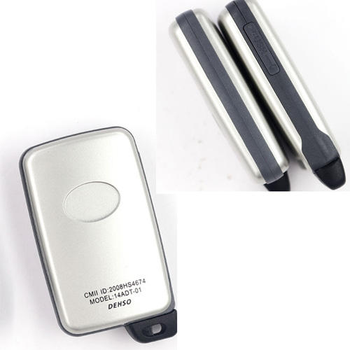 For Toyota remote key shell silver color with Logo with blade (Please choose the model )