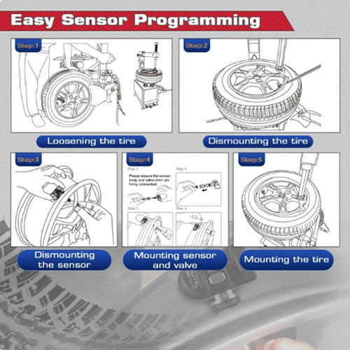 Autel TPMS MX Sensor 315MHz 433MHz Sensor 2 in 1 Clone-able Programming Sensors For TS501 TS508 Tire Pressure Monitoring Car Tool