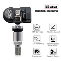 Autel TPMS MX Sensor 315MHz 433MHz Sensor 2 in 1 Clone-able Programming Sensors For TS501 TS508 Tire Pressure Monitoring Car Tool