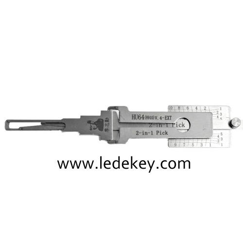 Original Lishi HU64(8910) V.4 EXT 2-in-1 Decoder and Pick for Benz