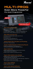 Xhorse Multi Prog Multi-Prog With XDNPM3GL MQB48 Solder-Free Adapter 13pcs Full Set Adapters