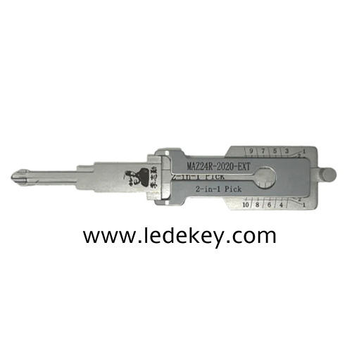 Original Lishi MAZ24 / MAZ24R-2020-EXT 2-in-1 Decoder and Pick for MAZDA