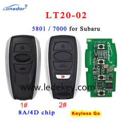 Lonsdor LT20-02 Smart Key Board PCB 5801 7000 With Key Shell for Subaru STI WRX Legacy Outback Forester Ascent Crosstrek Impreza （Please choose the model）