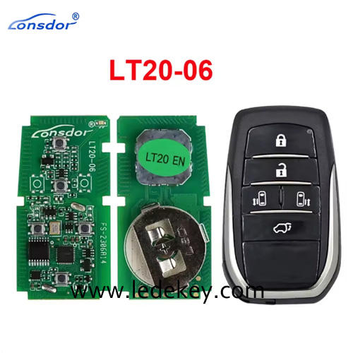 Lonsdor LT20-06 Smart Key Board PCB With Key Shell 8A+4D Board #: 5380,0120 for T-oyota Previa Alphard Vellfire