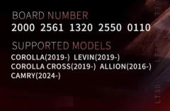 Lonsdor LT30-01 Smart Key Board PCB 2000 2561 1320 2550 0110 Universal 4A For Toyota COROLLA(2019-)LEVIN(2019-) COROLLA CROSS(2019-)ALLION(2016-) CAMRY(2024-)