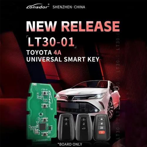 Lonsdor LT30-01 Smart Key Board PCB With Key Shell 4A For Toyota COROLLA(2019-)LEVIN(2019-) COROLLA CROSS(2019-)ALLION(2016-) CAMRY(2024-)