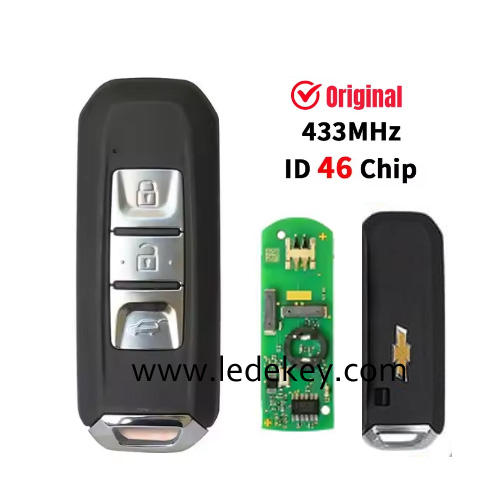 Original Remote key for Chevrolet Captiva 2021-2022 Smart models with 433mhz ID46 chip