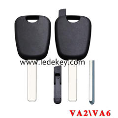 For Citroen transponder key shell with chip holder VA2 blade without Logo