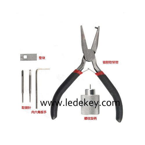 Car Lock Disassembly Tool For Honda Nissan Benz Ignition Cancellation Lock Pin Removal Locksmith Repair Tools