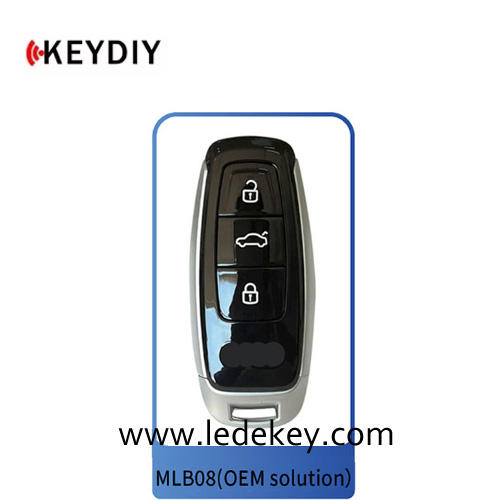 (OEM Solution) KEYDIY MLB08 MLB For Audi Style 3 Buttons Universal Smart Remote 434 Mhz Works with Keydiy KD-MP / Xhorse VVDI MLB Tool