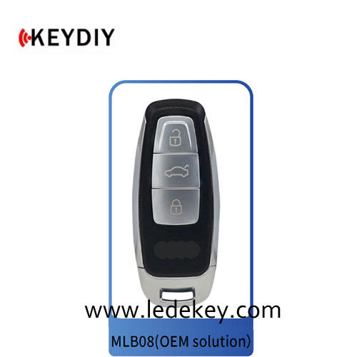 (OEM Solution) KEYDIY MLB08 MLB For Audi Style 3 Buttons Universal Smart Remote 434 Mhz Works with Keydiy KD-MP / Xhorse VVDI MLB Tool