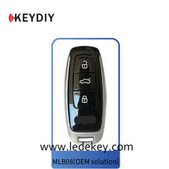 (OEM Solution) KEYDIY MLB08 MLB For Audi Style 3 Buttons Universal Smart Remote 434 Mhz Works with Keydiy KD-MP / Xhorse VVDI MLB Tool