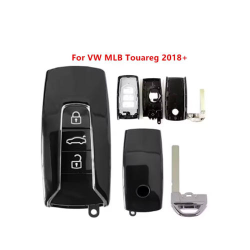 For VW 3 buton replacement key shell for Volkswagen Touareg 2018+ for VW MLB Magotan B8 Passat