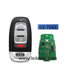 KEYDIY 4 Buttons Remote key DZ-754J smart key Supports 315 MHz & 433 MHz for KDX2 and KD MAX