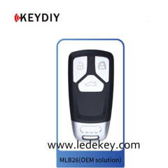 (OEM Solution) KEYDIY MLB26 434 Mhz MLB for For Audi Style 3 Buttons Universal Smart Key  Works with Keydiy KD-MP / Xhorse VVDI MLB Tool