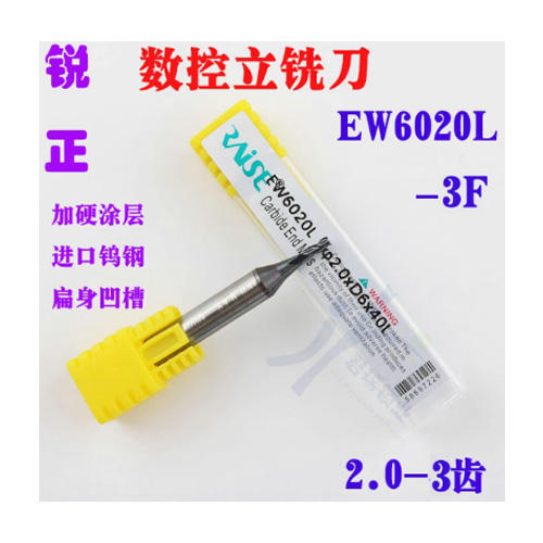 RAISE EW6020L Universal Grade Carbide 2.0mm End Mill Cutter (SEC-E9,CONDOR Xhorse,Miracle A7 A9)
