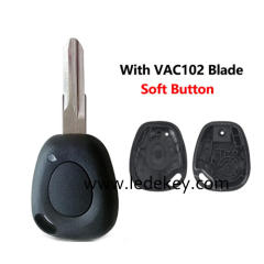 For Renault 1 button remote key shell VAC102 blade