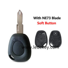 For Renault 1 button remote key shell NE73 blade