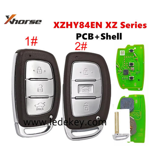 Xhorse XZHY84EN PCB Board + With Key Shell For Hyundai Remote Key (Please choose the model)