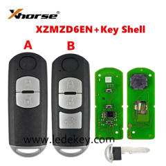 Xhorse XZMZD6EN PCB Board + With Key Shell For Mazda Remote Key  (Please choose the model)