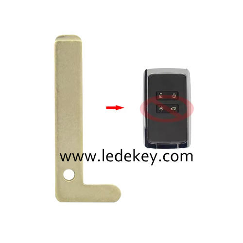 For Ren-ault Smart Key Blade