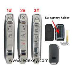 For Kia remote key blank without battery holder , Can be installed with VVDI PCB (Please choose model )