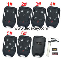 For GMC Chevrolet remote key blank shell (Please choose model  and Logo )