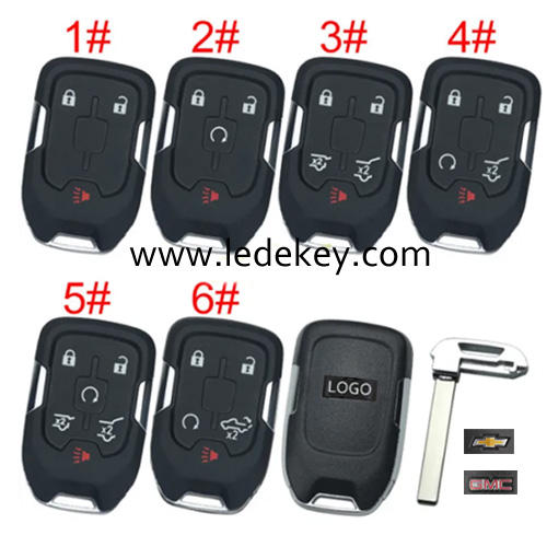 For GMC Chevrolet remote key blank shell (Please choose model  and Logo )