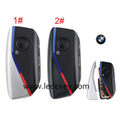 For BMW 4 Buttons Smart Remote Key Shell , Fit for original key /KD / VVDI key replacement (Please choose color )
