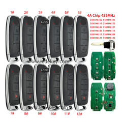 For Nissan Rogue Kicks Ariya Versa Pathfinder Ignis X-Trial 2022+ 433MHz NCF29AxM 4A Chip Smart Remote Car Key , Please choose model