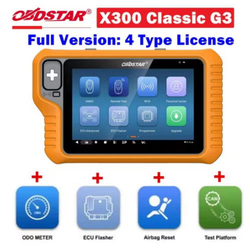 OBD-STAR X300 Classic G3 (KEY MASTER G3) A1+A2 Key Programmer,  Basic version or full function version