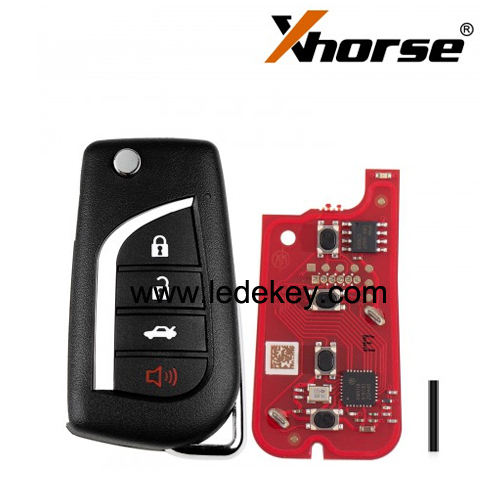 Xhorse XKTO12EN  VVDI Wire Remote Key 4 Button