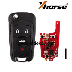 Xhorse XKBU21EN  VVDI Wire Remote Key 4 Button