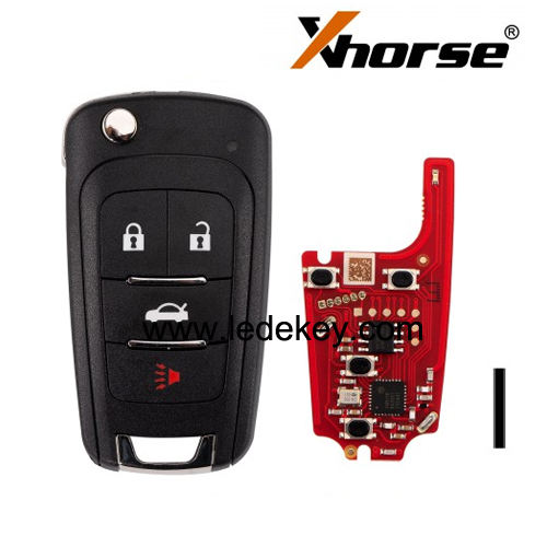 Xhorse XKBU21EN  VVDI Wire Remote Key 4 Button