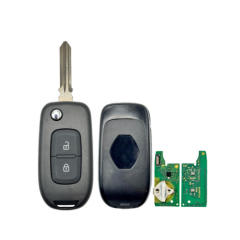 Original OEM PCB For Renault 2 Buttons Flip Remote key with 433Mhz 4A Chip FCCID:N5F-PFK1A (Please choose the key blade model)