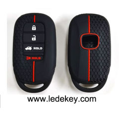 4 button Silicone key cover for Honda
