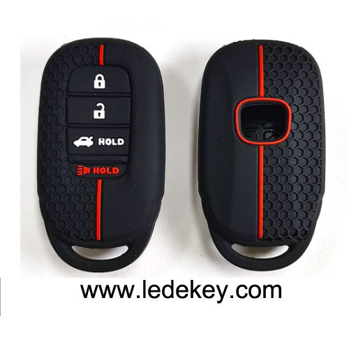 4 button Silicone key cover for Honda