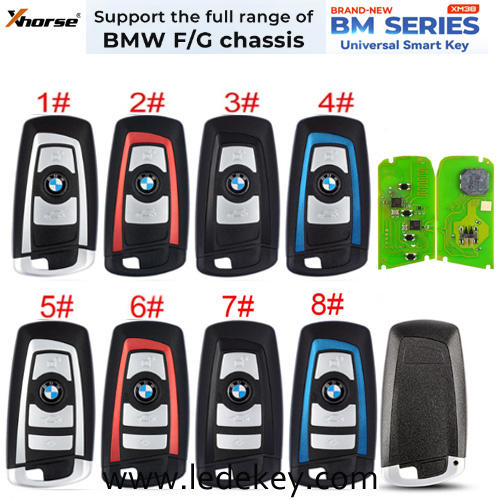 Xhorse XSBMB1EN BM Bread Style PCB with key shell ， For support the full range of BMW F/G chassis ,  Please choose model