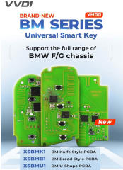 Xhorse XSBMK1EN Knife Style PCB with key shell ， For support the full range of BMW F/G chassis ，Please choose model