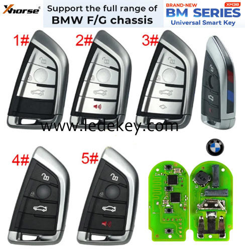 Xhorse XSBMK1EN Knife Style PCB with key shell ， For support the full range of BMW F/G chassis ，Please choose model