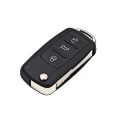 For VW 3 button Car Remote Key with HU66 blade 433Mhz MQB48 Chip FCC: 5K0837202BH For VW Golf Jetta Passat Touareg Amarok Beetle Caddy Tiguan Caravelle Eos CC