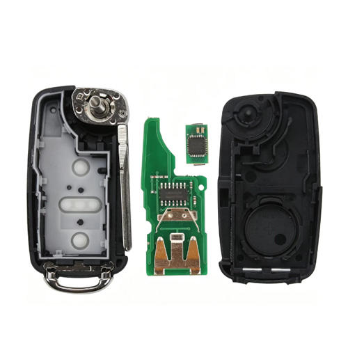 For VW 2 button Car Remote Key with HU66 blade 433Mhz MQB48 Chip FCC: 5K0837202BH For VW Golf Jetta Passat Touareg Amarok Beetle Caddy Tiguan Caravelle Eos CC