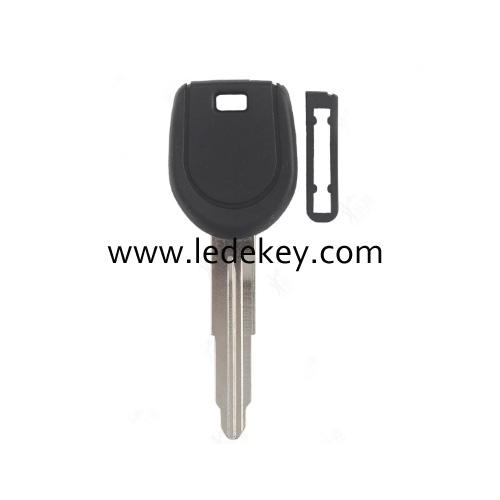 No Logo Mitsubishi transponder key shell Left Blade (with chip holder)
