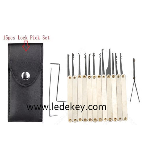15 Piece Set Unlock Kit Locksmith Tool