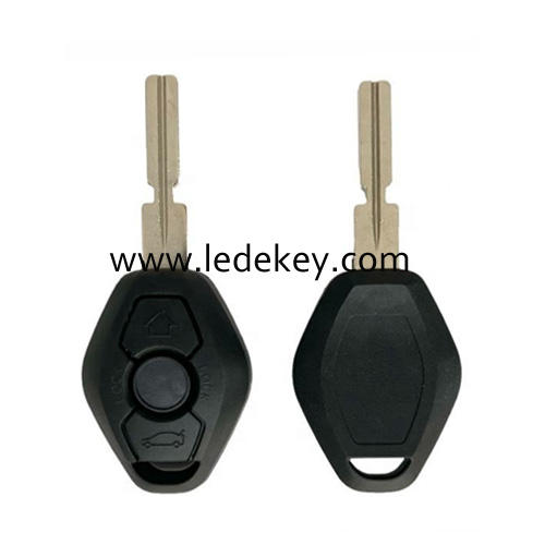 BMW 3 button remote key shell with 4 track blade(No Words on back)